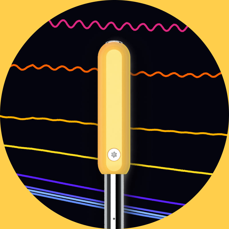Illustration of the 8 sensors creating a graph of live temps.
