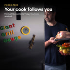 Predictive Thermometer with WiFi Giant Grill Gauge