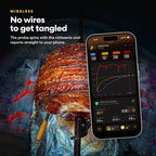 Predictive Thermometer with WiFi Giant Grill Gauge